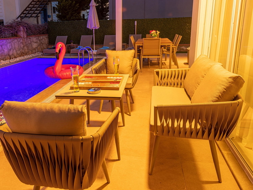  gece  -  Kasım
  | Fethiye Ovacık Lüks Villa (9 Kişilik, Bahçeli, Jakuzili Seçenekli, Plaja Yakın)